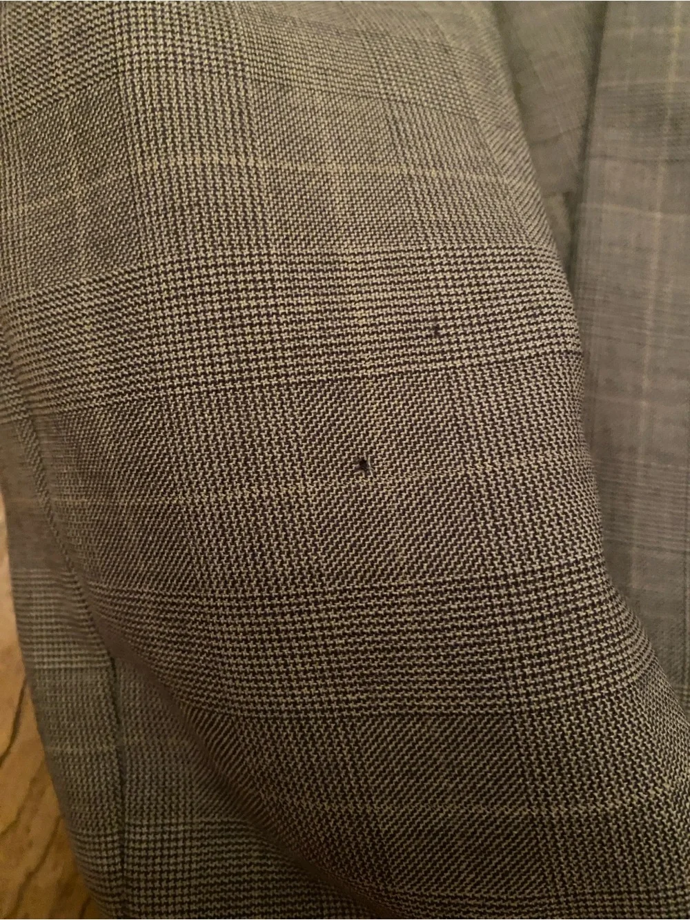 Classic Double-Breasted Men's Suit Blazer and Trousers - Gray 41/42R